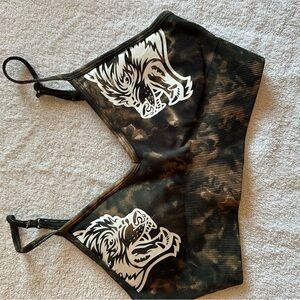 Darc Sport Black and Brown Sports Bra